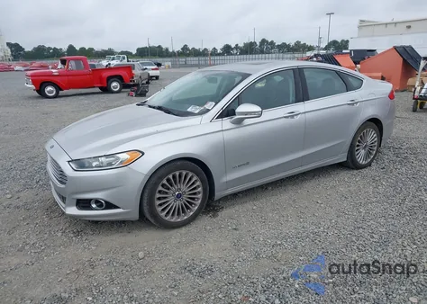 2014 Ford Fusion Hybrid Titanium из США, поврежденный, VIN 3FA6P0RU9ER324377